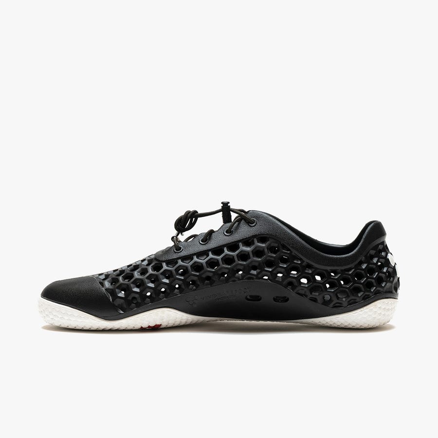 Black Men's Vivobarefoot Ultra III Bloom Running Shoes | Philippines 0013DFMN